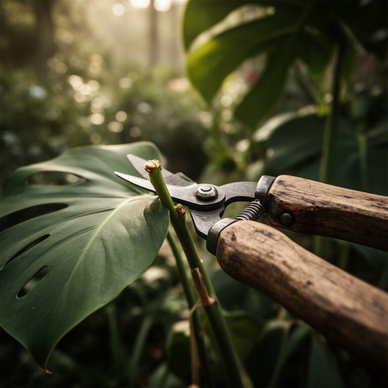 8 Growth-Control Steps to Prune a Monstera Deliciosa